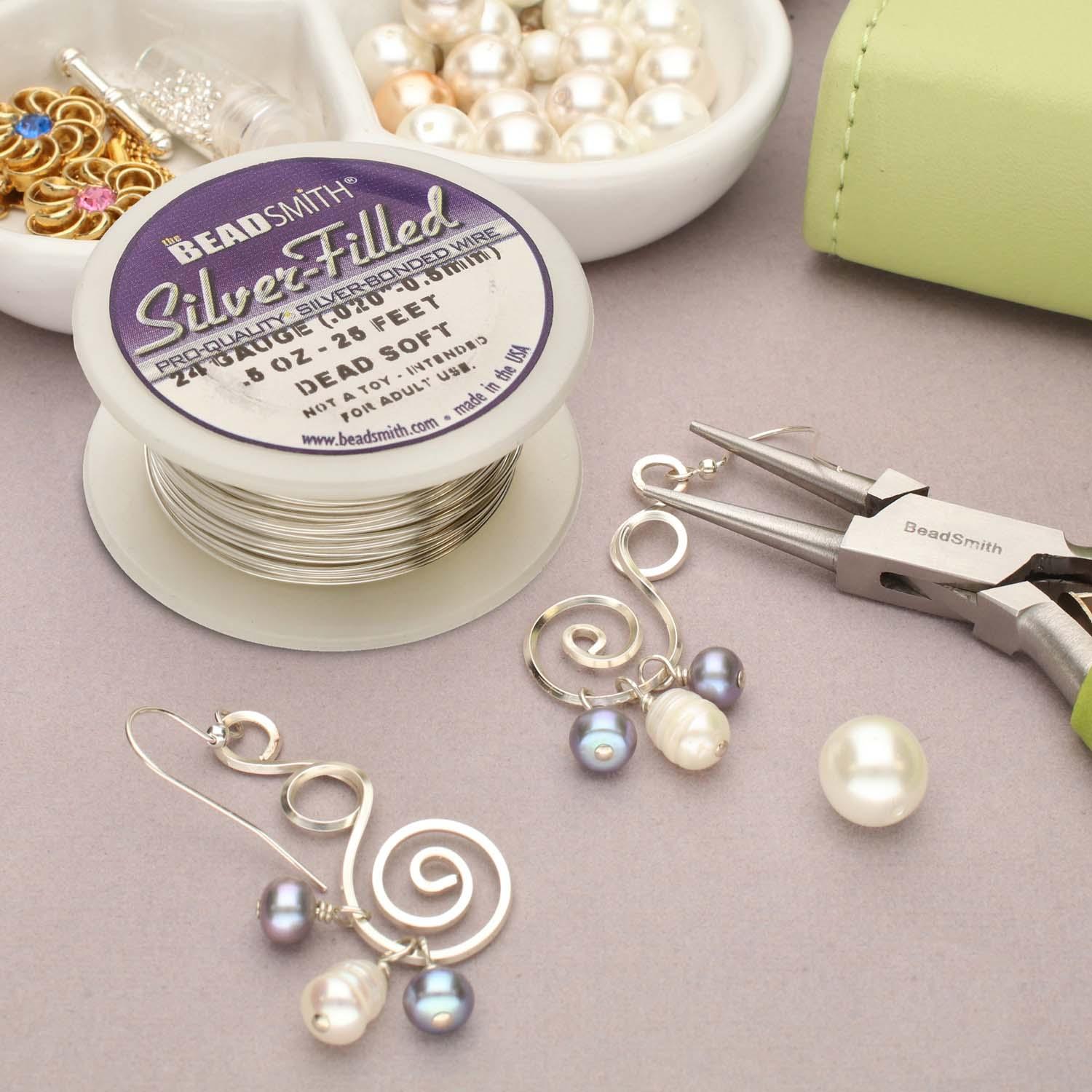 silver filled 1/2 oz dead soft 24ga 25ft -BeadSmith.com